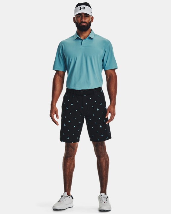 Men's UA Drive Printed Shorts in Black image number 2